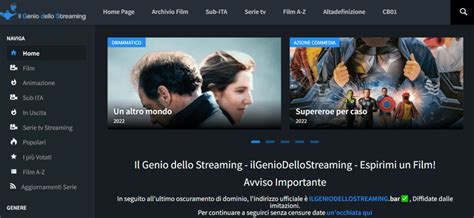 il genio dello straming|il genio dello streaming gratuito.